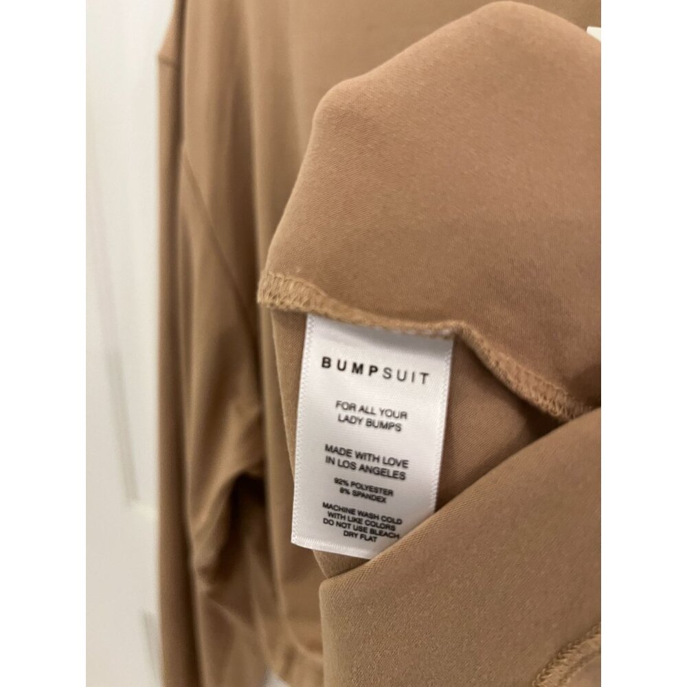 NWT Bumpsuit Oat Tan Cloud Set Crop Top Lounge Pants SMALL S Maternity - Picture 7 of 11